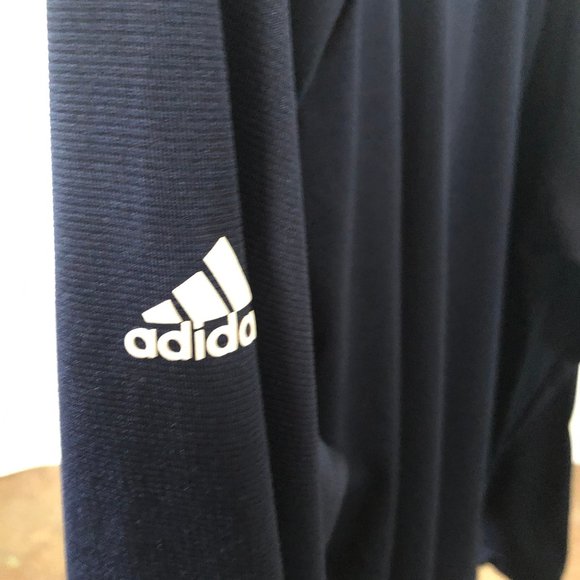Adidas Navy Pullover - NWT Sz Large - Picture 3 of 13